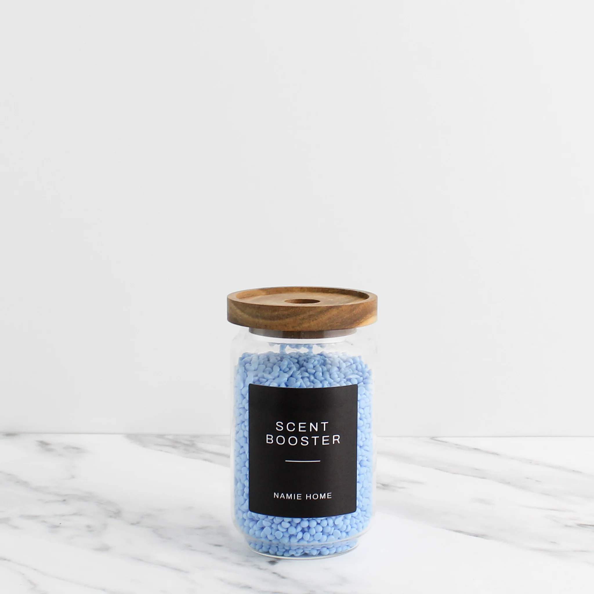 Glass Storage Jar With Acacia Lid For Laundry - Image 11