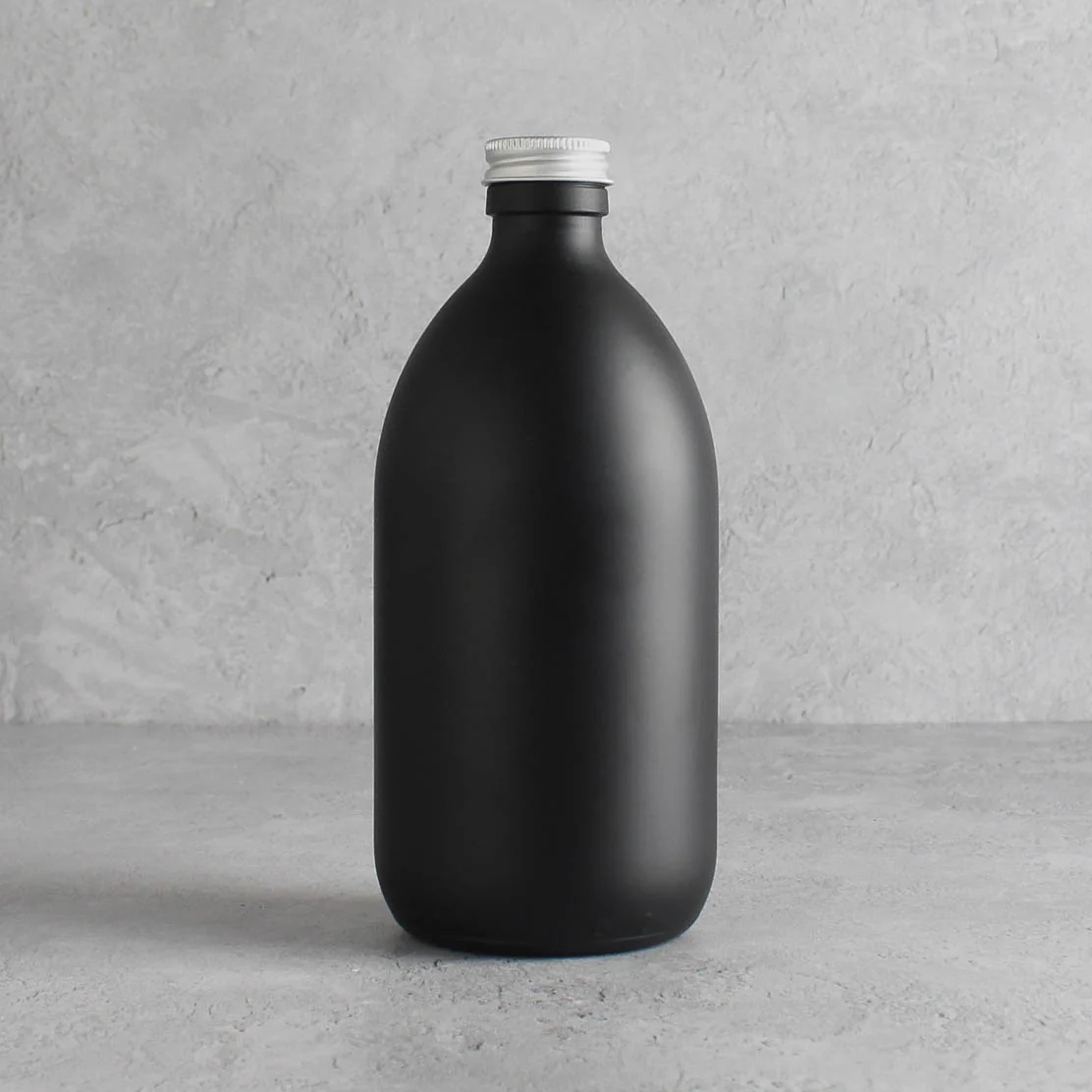 500ml Labelled Matte Black Glass Dispenser - Image 23