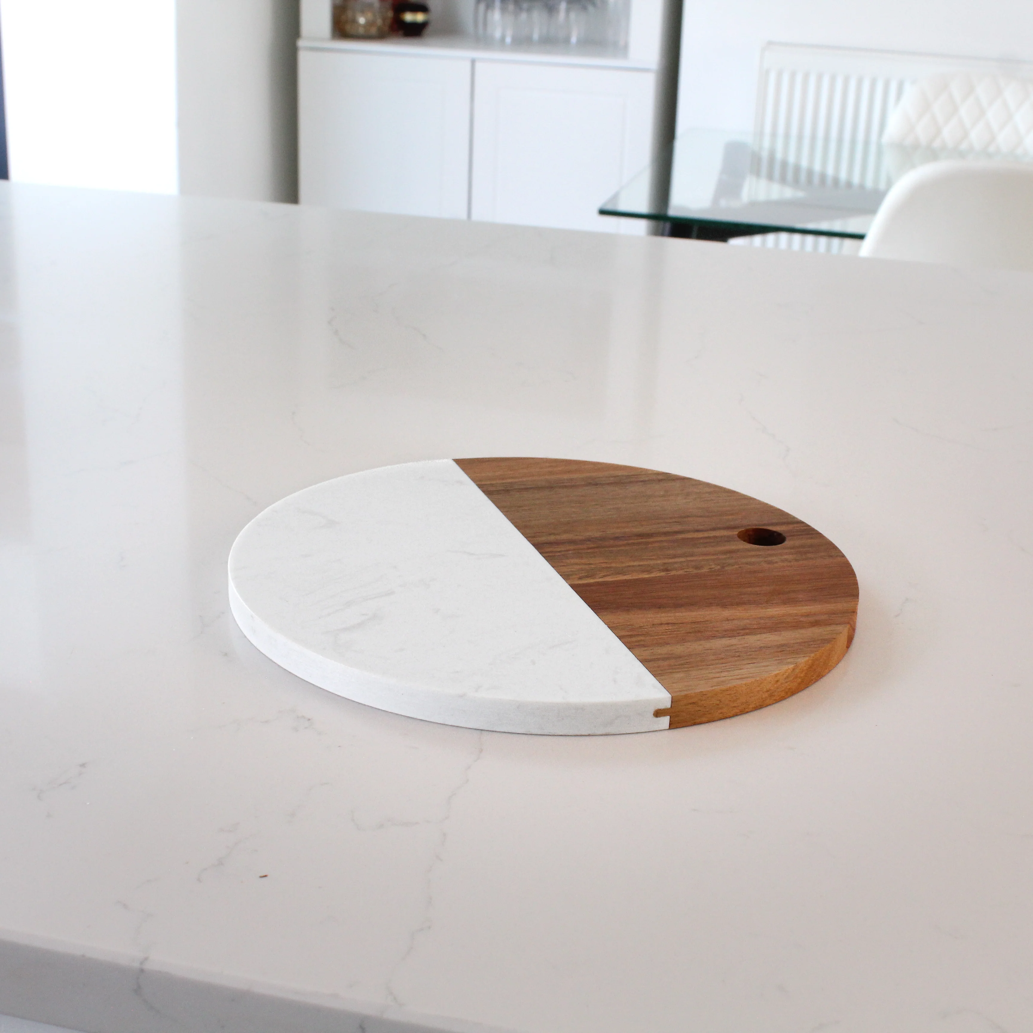 Marble & Acacia Serving Board - Image 7