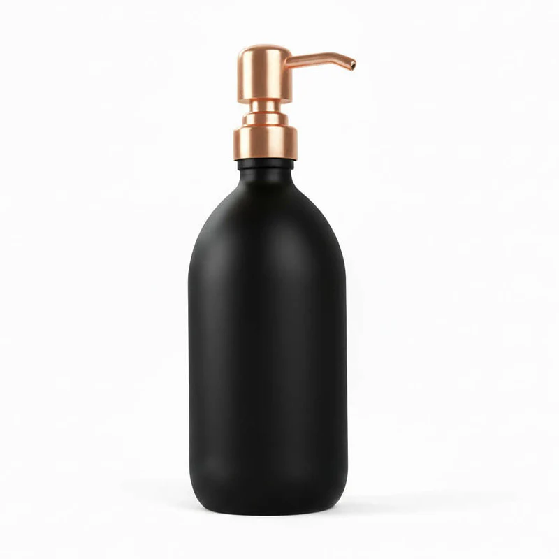Matte Black Glass Dispenser Bottle - Wholesale - Image 10
