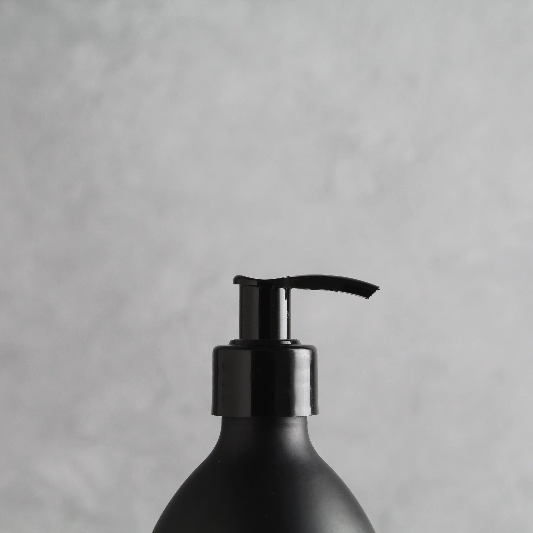 Matte Black Glass Dispenser Bottle With Black Pump - Image 7