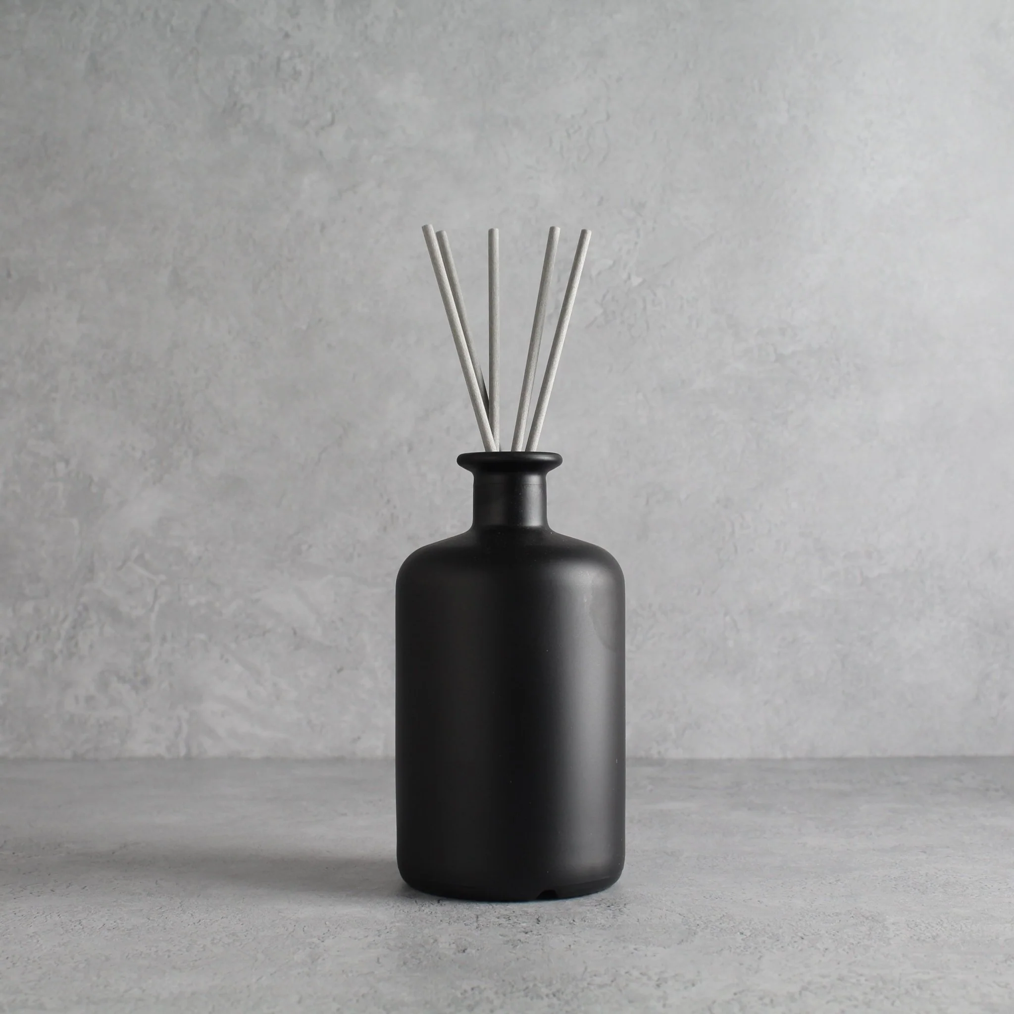 Matte Black Glass Pharmacy Bottle Diffuser - Image 3