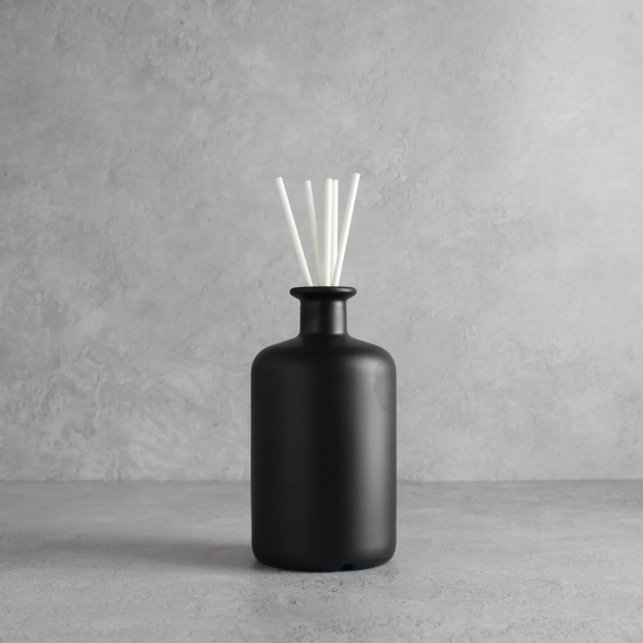 Matte Black Glass Pharmacy Bottle Diffuser - Image 4