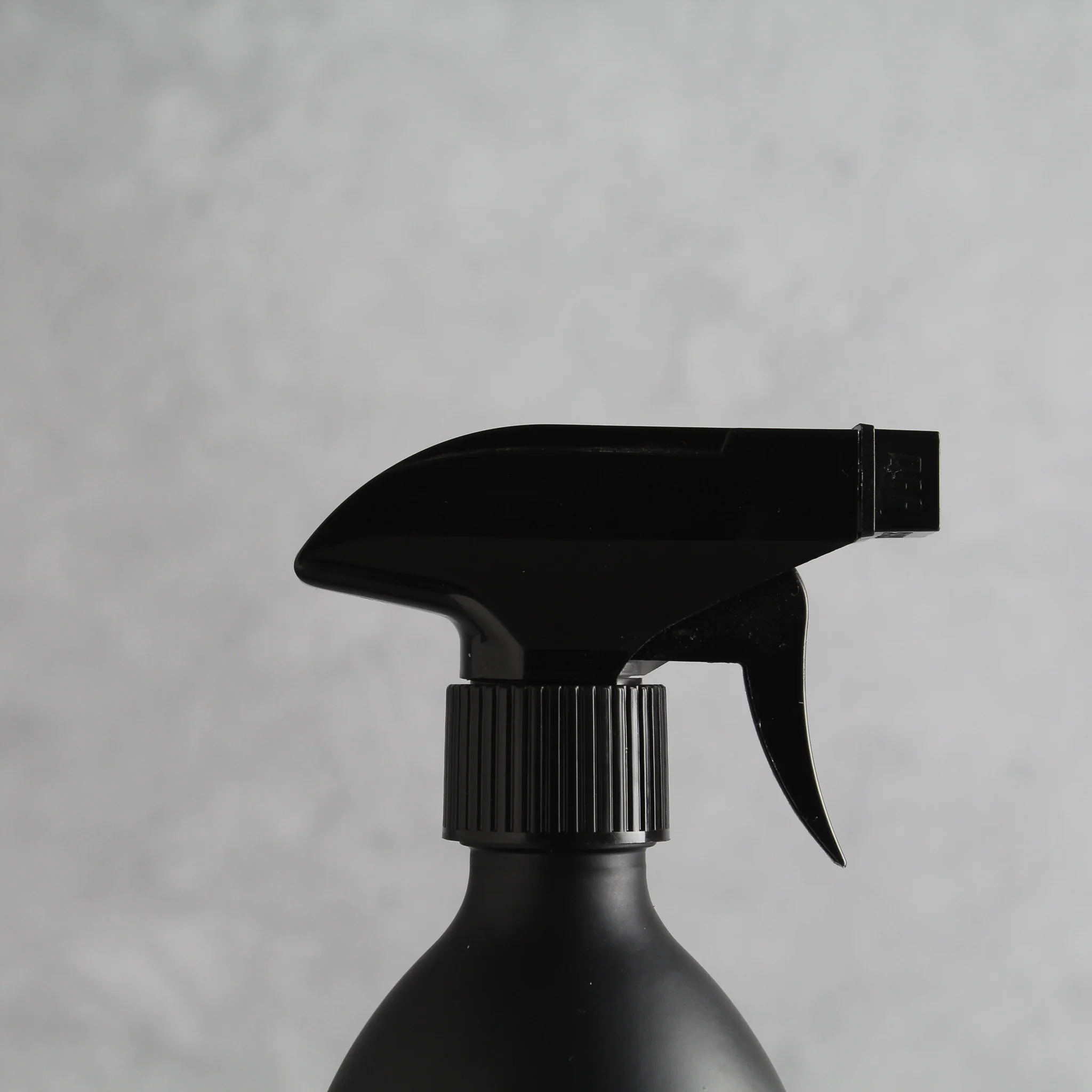 Matte Black Glass Spray Bottle With Label - Image 3