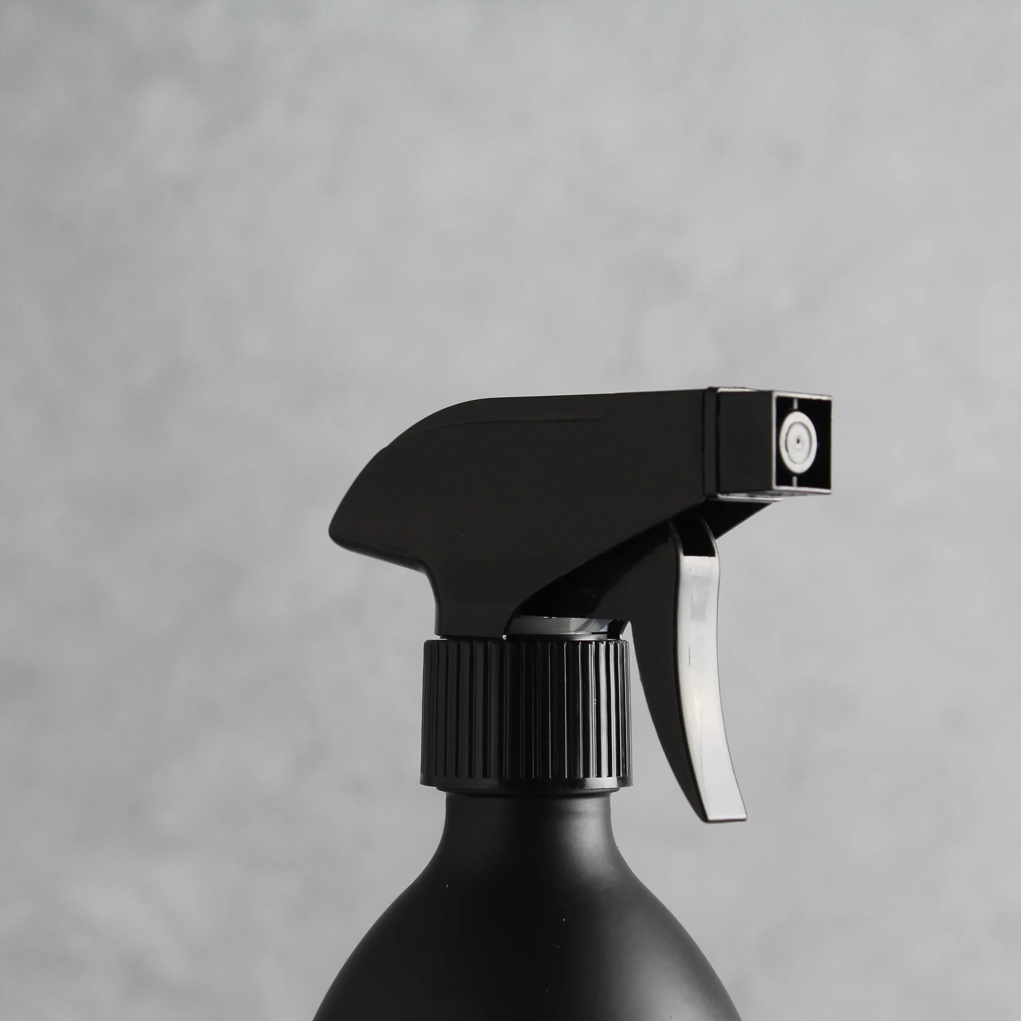 Matte Black Glass Spray Bottle With Label - Image 4