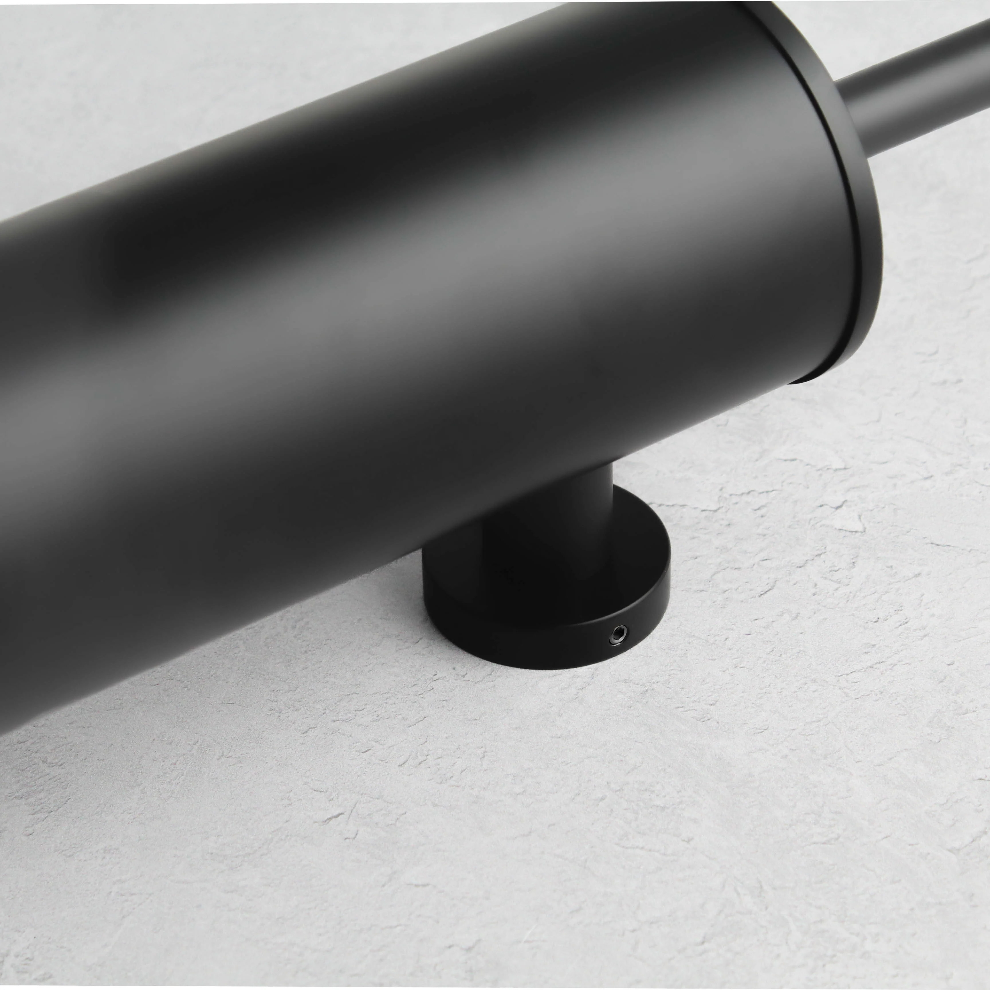 Matte Black Toilet Brush & Holder - Image 4