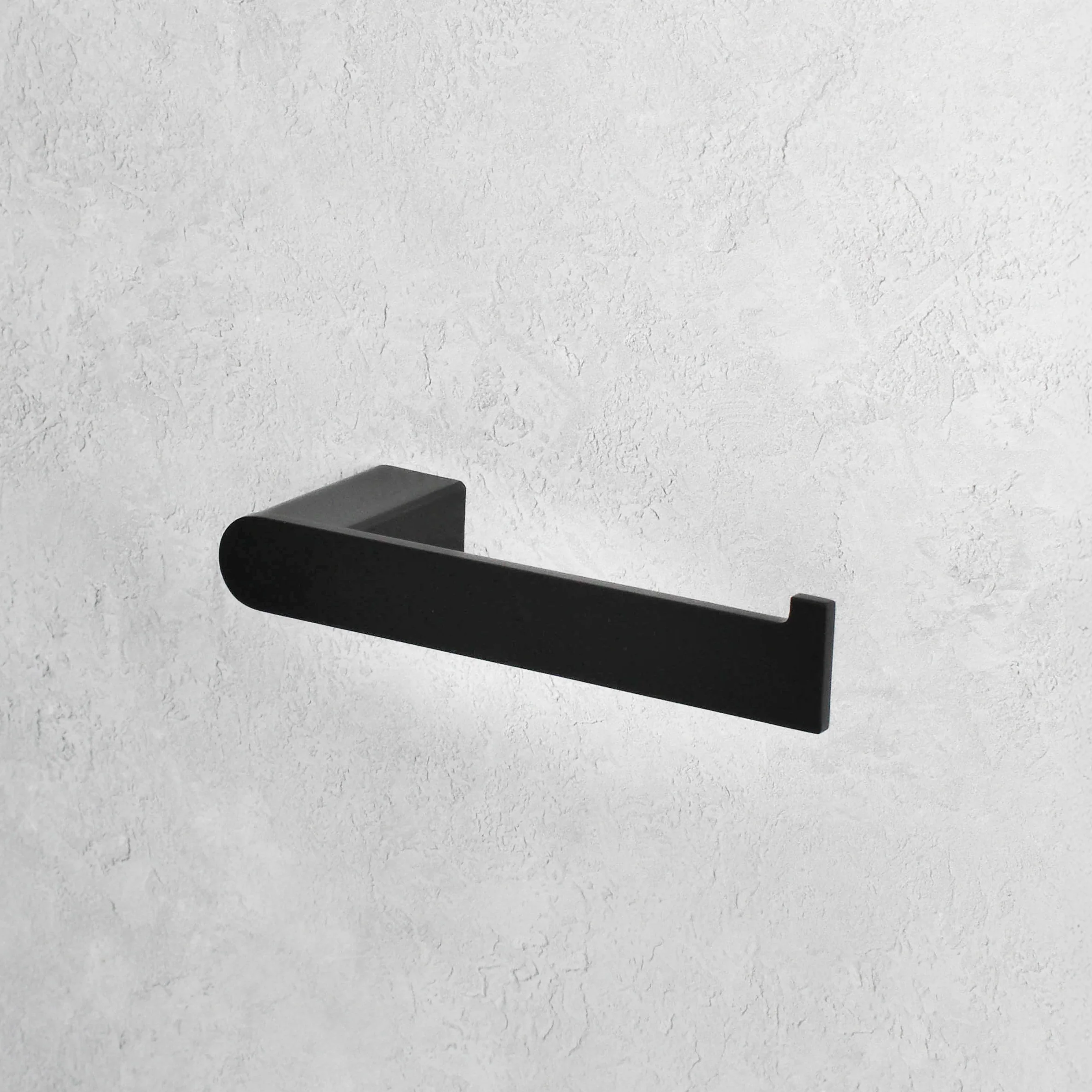 Matte Black Toilet Roll Holder