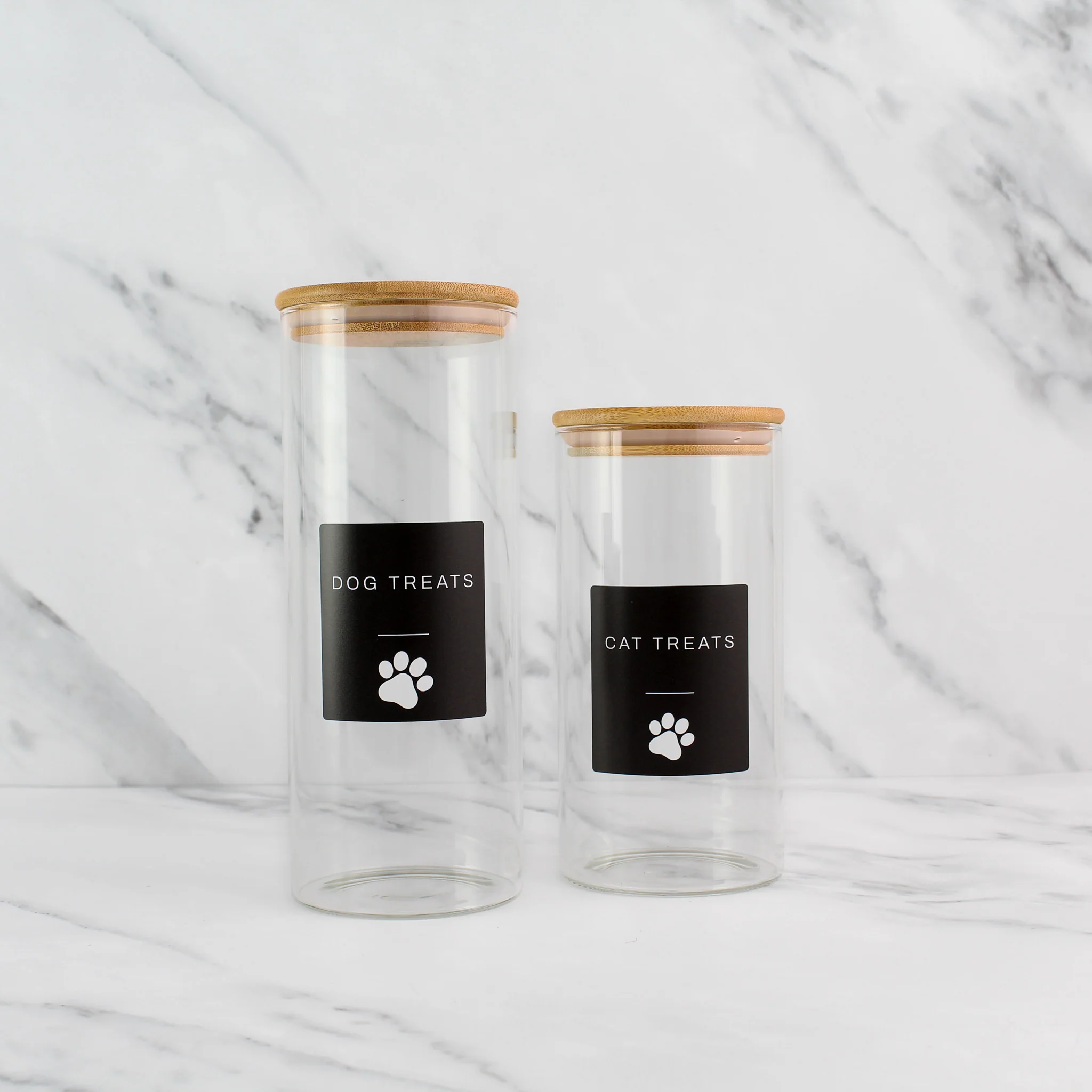 Pet Treat Jar With Bamboo Lid - Image 5