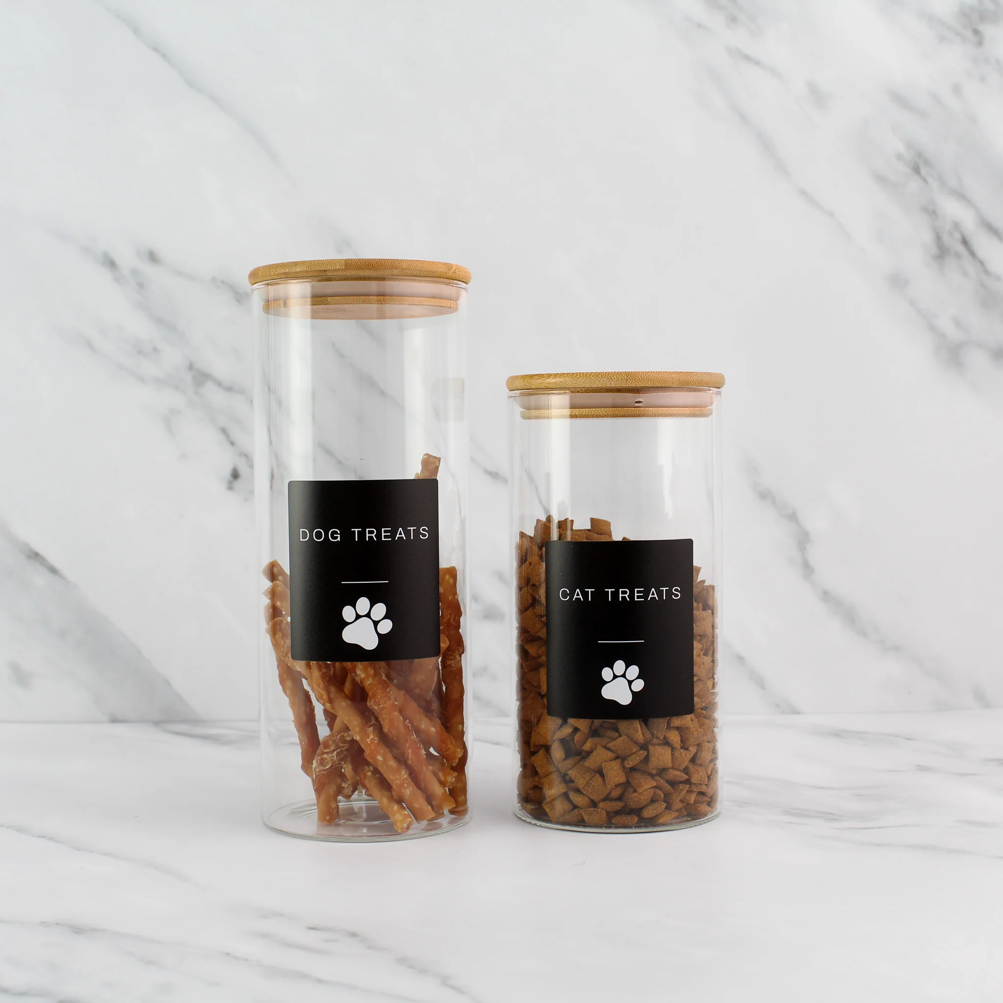 Pet Treat Jar With Bamboo Lid - Image 6