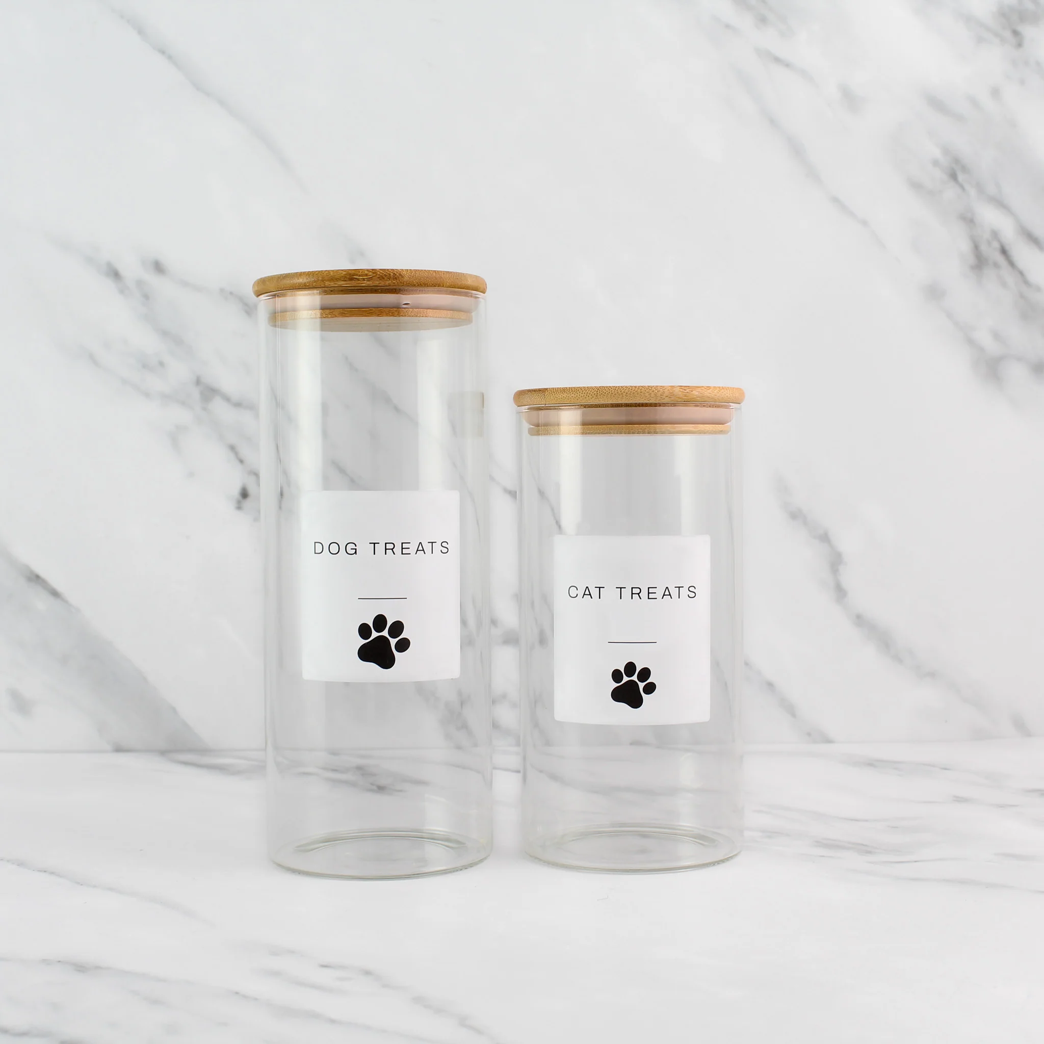 Pet Treat Jar With Bamboo Lid - Image 7