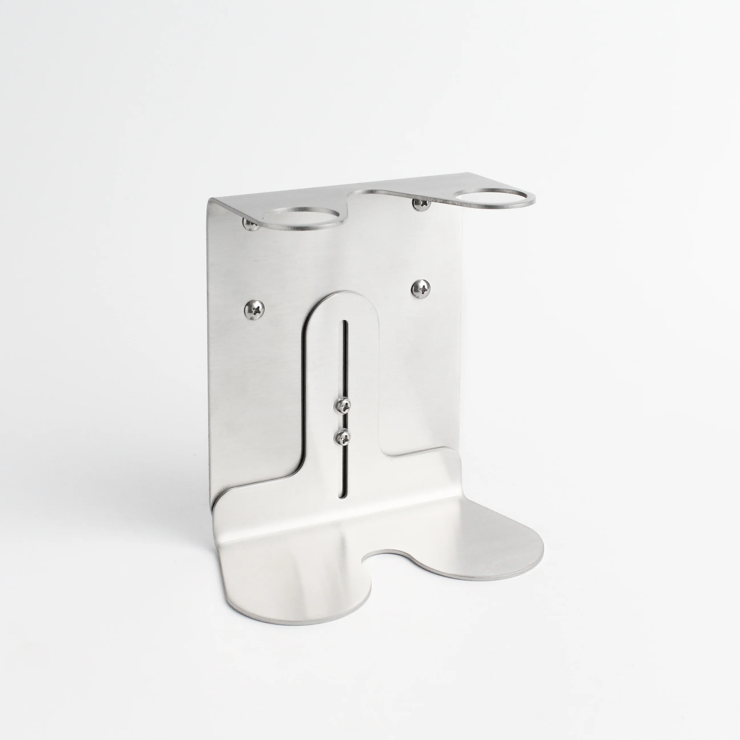 Silver Wall Bracket & Matte Black Dispenser Set - Image 8