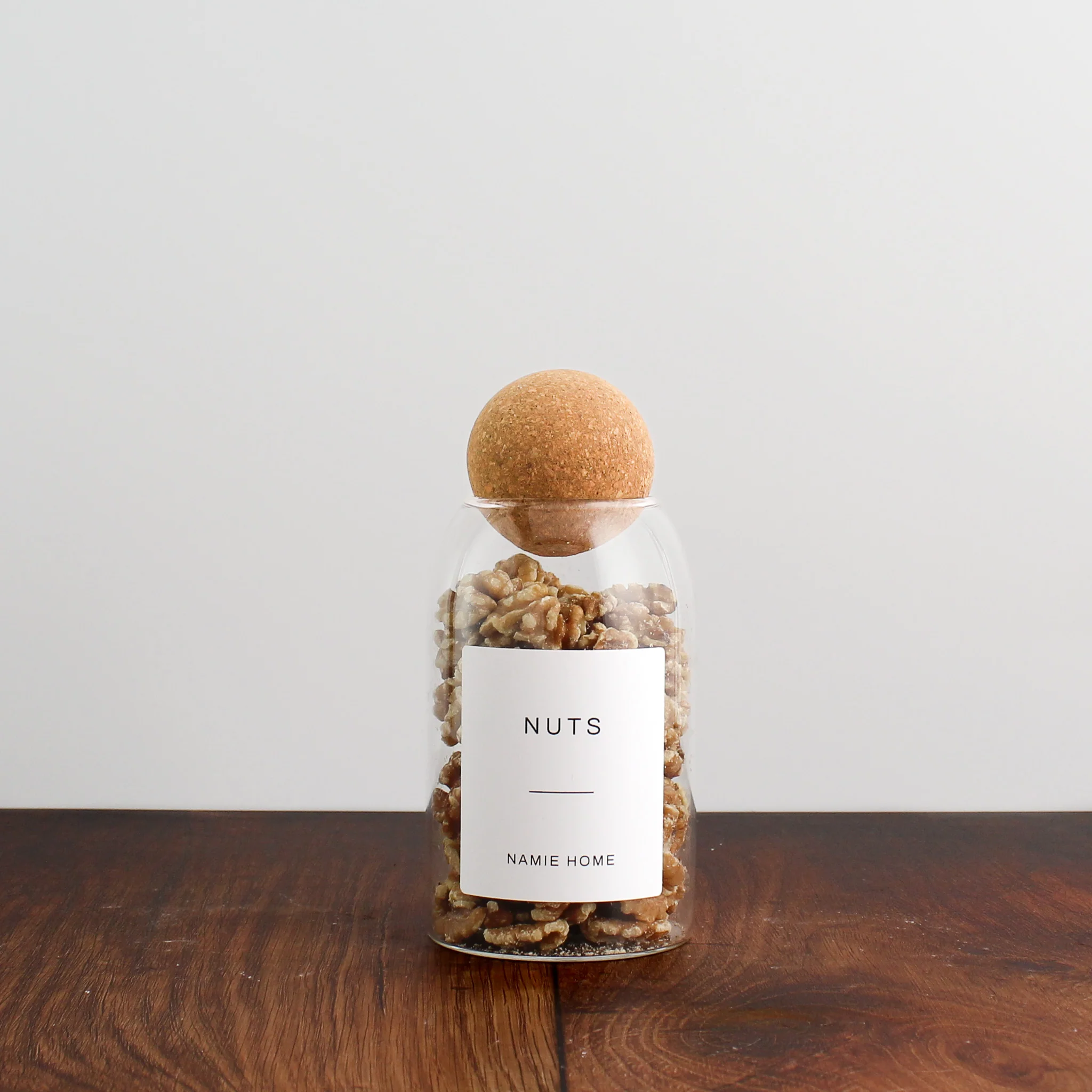 Glass Cork Ball Storage Jar For Pantry - Image 6