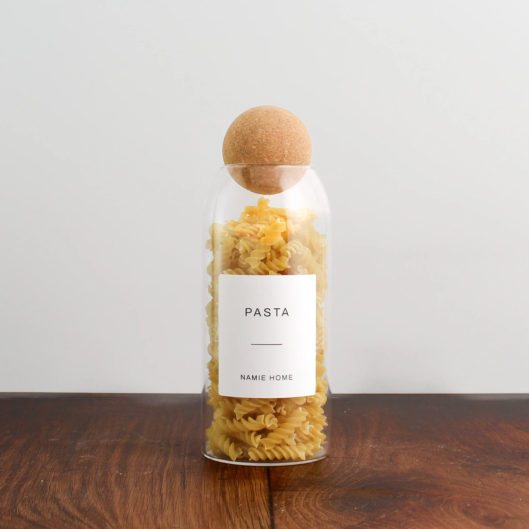 Glass Cork Ball Storage Jar For Pantry - Image 7