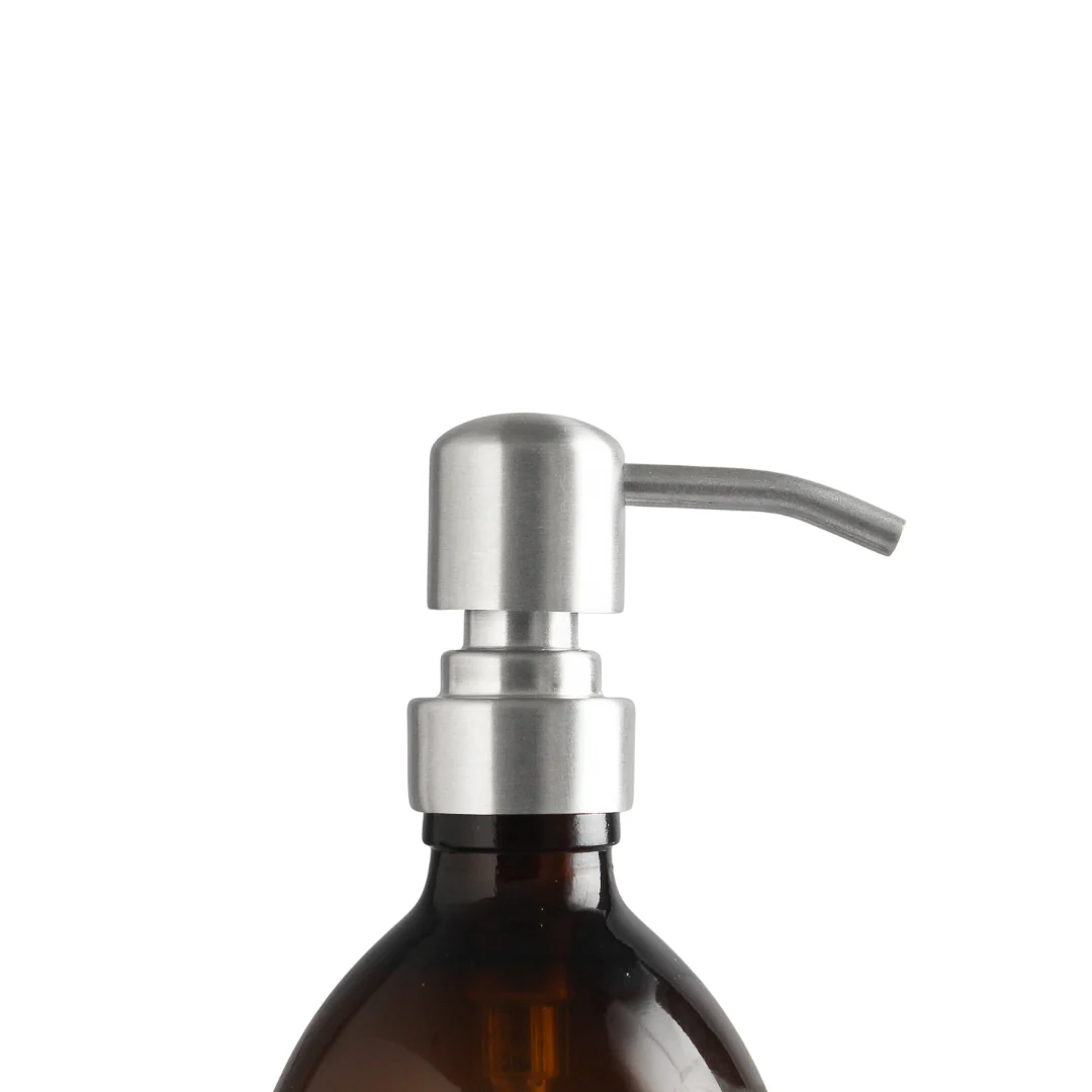 Black Wall Bracket & Amber Glass Dispenser Set - Image 19