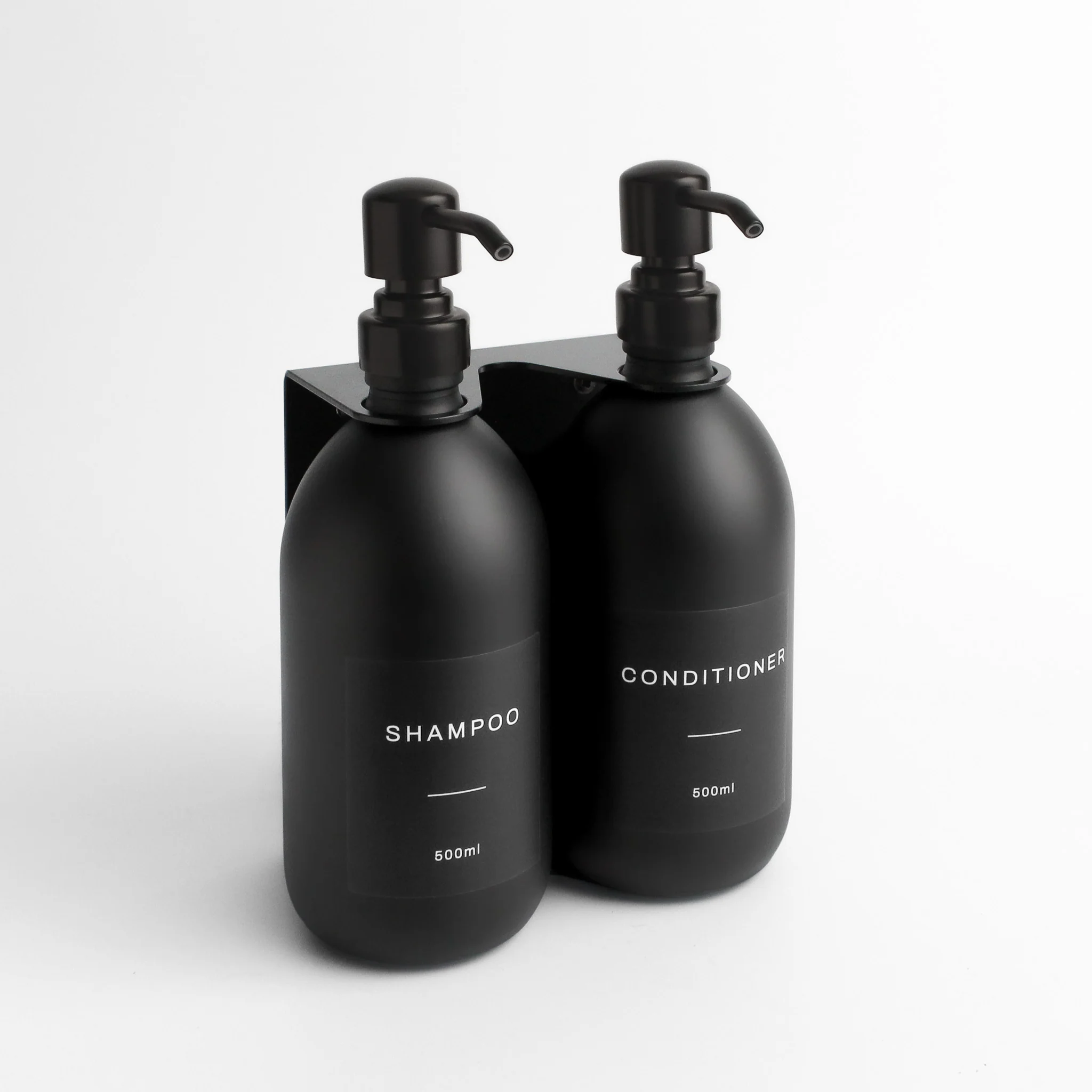 Black Wall Bracket & Matte Black Dispenser Set - Image 20